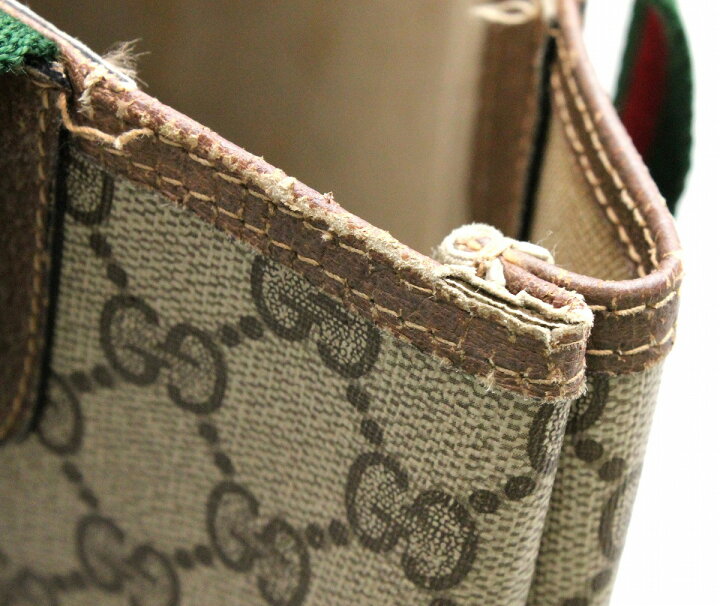 楽天市場】【バッグ】GUCCI グッチ オールドグッチ シェリーライン GG  