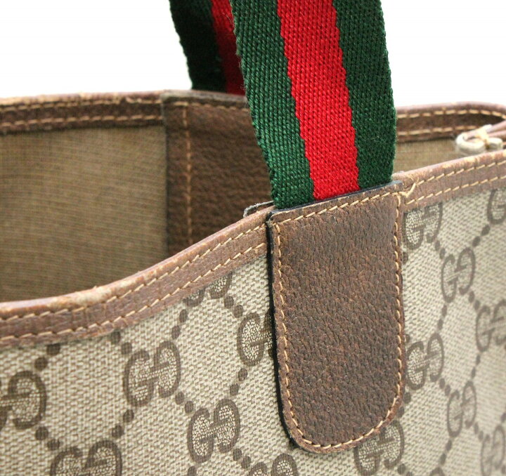 楽天市場】【バッグ】GUCCI グッチ オールドグッチ シェリーライン GG  