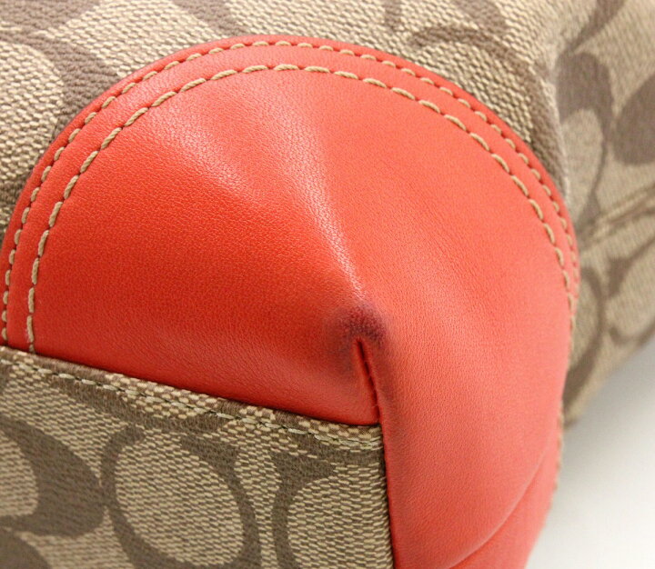 楽天市場】【バッグ】COACH コーチ シグネチャー ヘリテージストライプ 