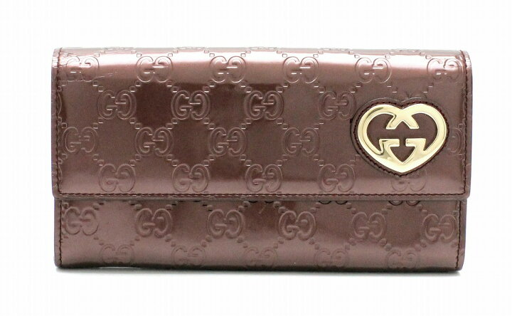 楽天市場】【財布】GUCCI グッチ LOVELY ラブリー グッチシマ パテント  