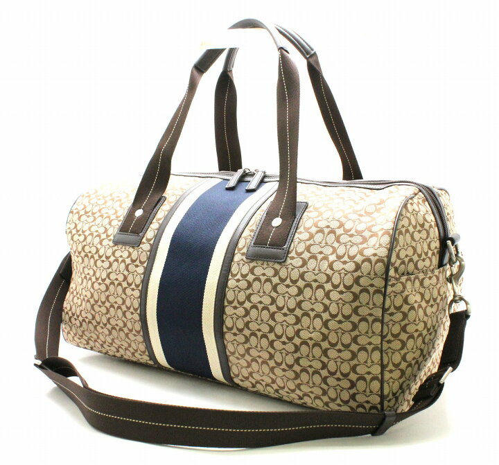 楽天市場】【バッグ】COACH コーチ ミニシグネチャー ストライプ 
