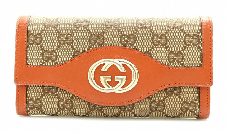 楽天市場】【財布】GUCCI グッチ GGキャンバス インターロッキングG 長 