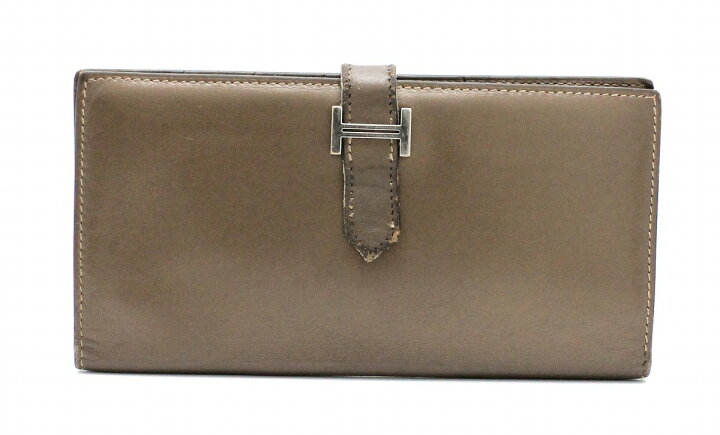 楽天市場】【財布】HERMES エルメス ベアン スフレ 2つ折 長財布  