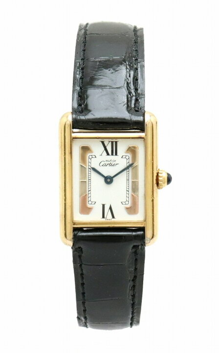 楽天市場】【ウォッチ】 Cartier カルティエ マストタンク SM ホワイト  