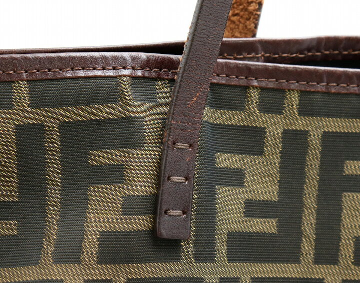 楽天市場】【バッグ】FENDI フェンディ ズッカ柄 トートバッグ 