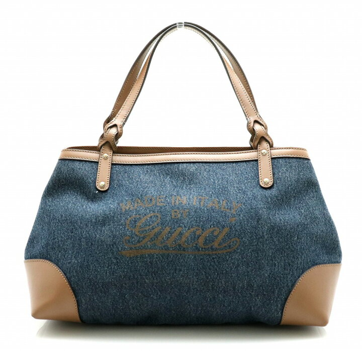 楽天市場】【バッグ】GUCCI グッチ デニム トートバッグ ショルダー 