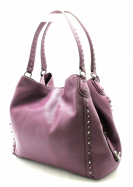 楽天市場】【未使用品】【バッグ】COACH コーチ フィービー スタッズ 
