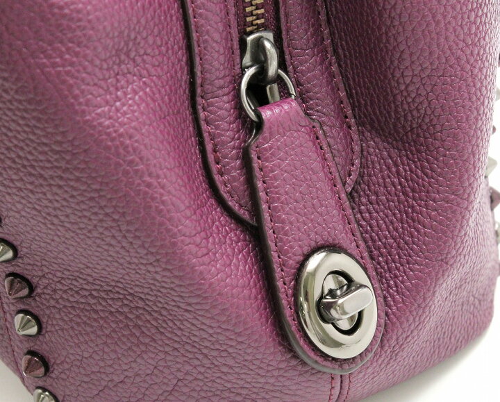 楽天市場】【未使用品】【バッグ】COACH コーチ フィービー スタッズ 