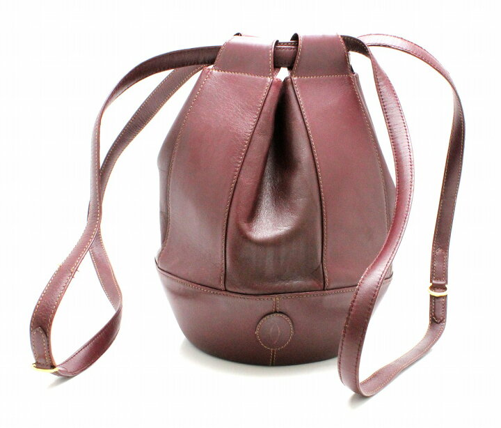 楽天市場】【バッグ】Cartier カルティエ マストライン 巾着型  