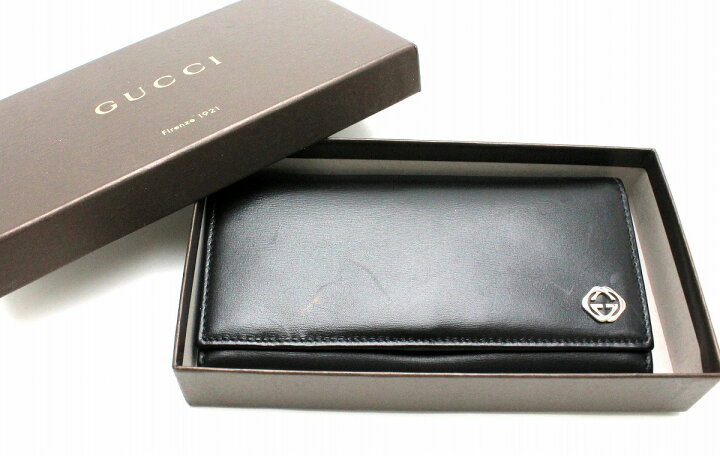 楽天市場】【財布】GUCCI グッチ インターロッキングG ダブルG 2つ折 