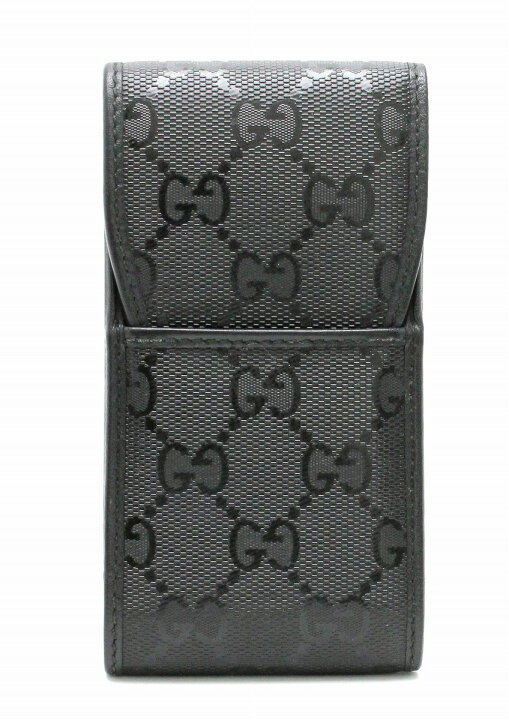 楽天市場】GUCCI グッチ GGインプリメ シガレットケース タバコケース iQOSケース アイコスケース PVC レザー ブラック 黒 181716 534568 【中古】【k】 : Blumin 楽天市場店