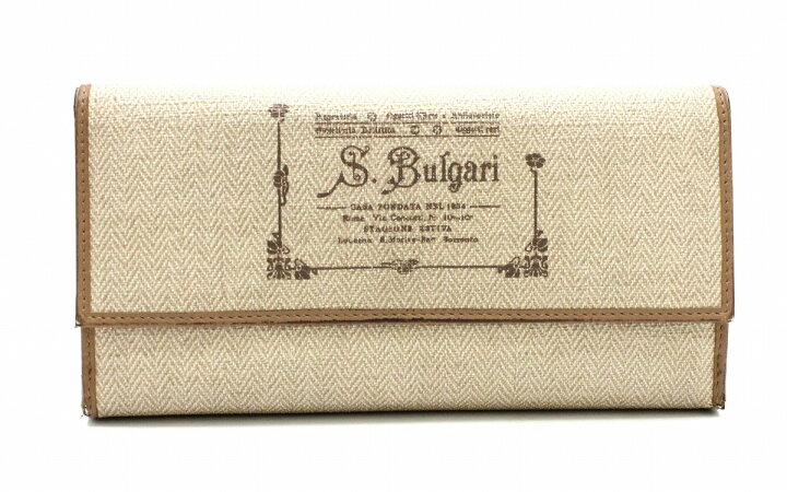 楽天市場】【財布】BVLGARI ブルガリ コレツィオーネ 1910 2つ折財布 ヘリテージキャンバス ブラウン 茶 ベージュ 32012  【中古】【k】 : Blumin 楽天市場店