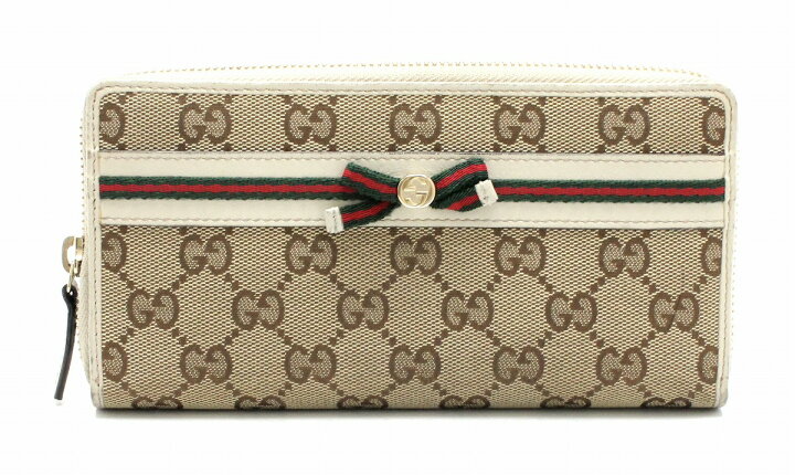 楽天市場】【財布】GUCCI グッチ GGキャンバス ラウンドファスナー 長 