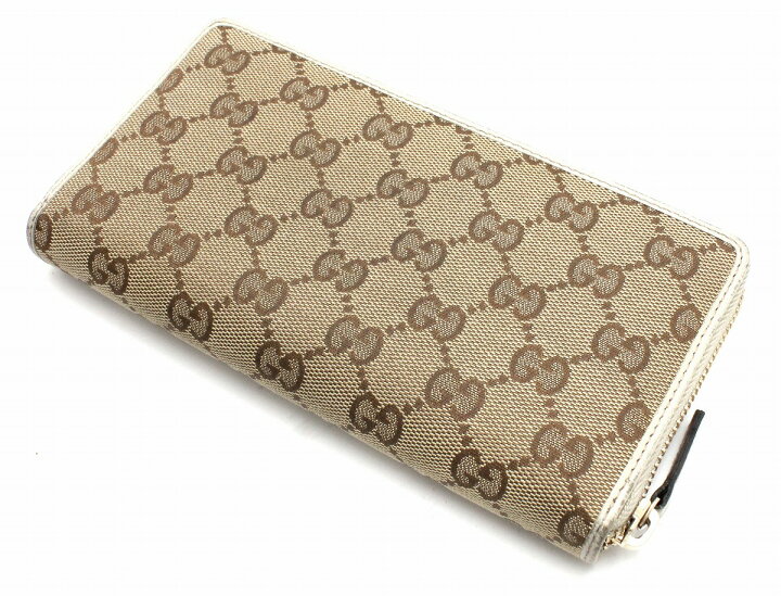 楽天市場】【財布】GUCCI グッチ GGキャンバス ラウンドファスナー 長 