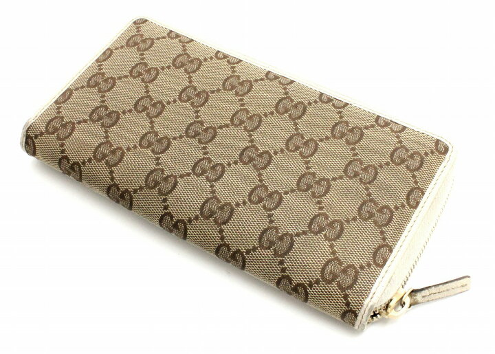 楽天市場】【財布】GUCCI グッチ GGキャンバス ラウンドファスナー 長 