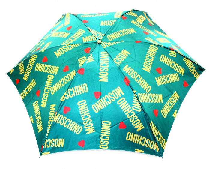 楽天市場】MOSCHINO モスキーノ 折りたたみ傘 日傘 雨傘 グリーン 