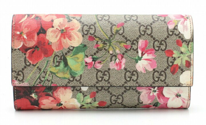楽天市場】【財布】GUCCI グッチ GGブルームス GGスプリーム フラワー 