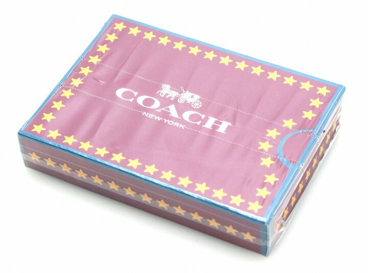 楽天市場】【新品未使用品】COACH コーチ トランプ 非売品 パープル 紫 