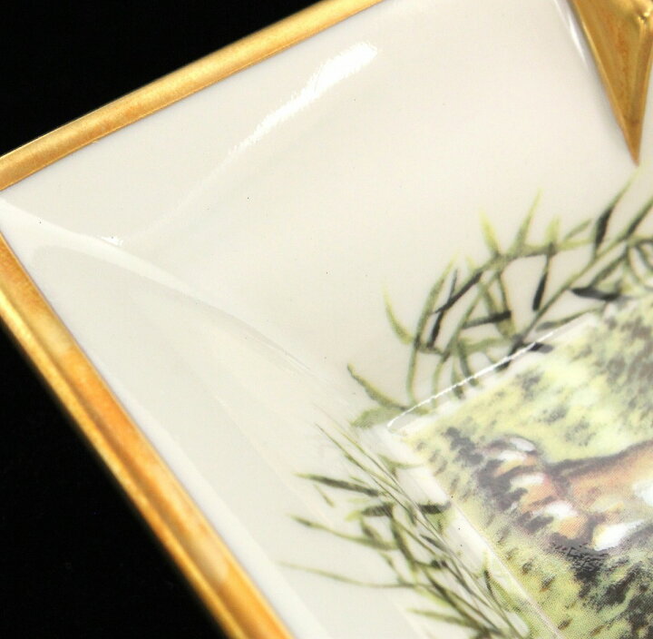 楽天市場】【未使用品】HERMES エルメス アッシュトレイ 灰皿 タイガー  