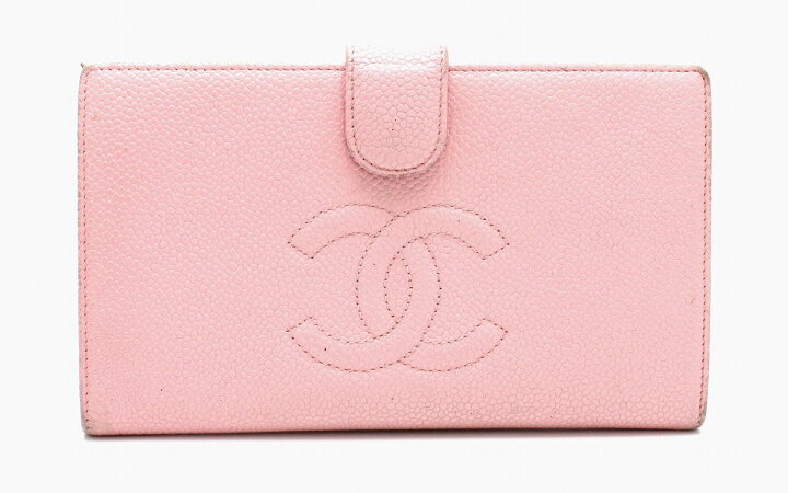 楽天市場】【財布】CHANEL シャネル キャビアスキン がま口 ガマ口 長  