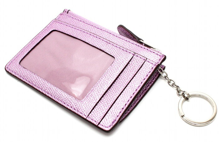 楽天市場】【未使用品】COACH コーチ ミニID レザー IDケース パス 