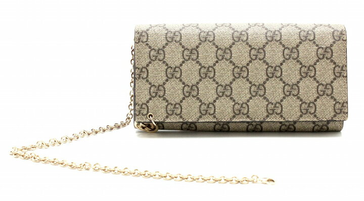 楽天市場】【財布】GUCCI グッチ GGスプリーム チェーンウォレット 2  