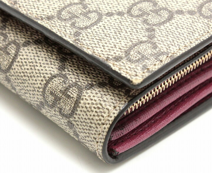 楽天市場】【財布】GUCCI グッチ GGスプリーム チェーンウォレット 2 