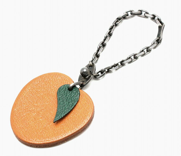 楽天市場】HERMES エルメス フルーツ チャーム アプリコット  