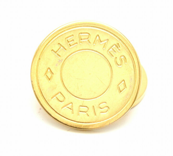楽天市場】【ジュエリー】HERMES エルメス セリエ カフス GP ゴールド  