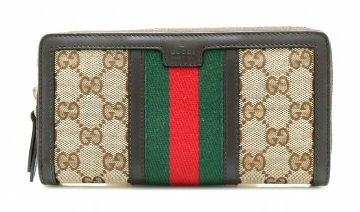 楽天市場】【財布】GUCCI グッチ GGキャンバス ヴィンテージ ウェブ 