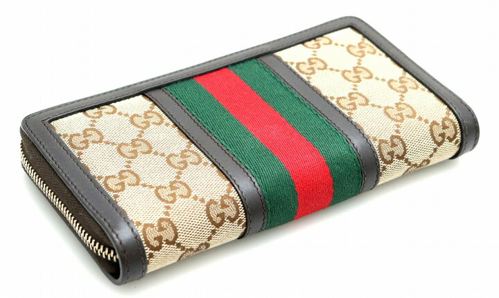 楽天市場】【財布】GUCCI グッチ GGキャンバス ヴィンテージ ウェブ 