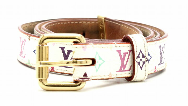 楽天市場】LOUIS VUITTON ルイ ヴィトン マルチカラー サンチュール 