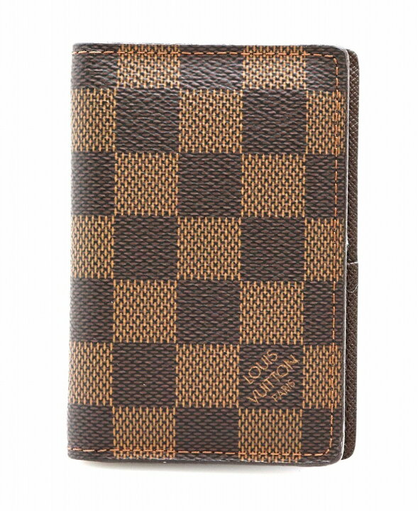 メンズ レディース ルイヴィトン ダミエ カードケース・名刺入れ ルイヴィトン 名刺入れ 【未使用品】 ルイヴィトン 名刺入れ アンヴェロップ カルト  ドゥ ヴィジット ダミエ レザー ルイヴィトン カードケース LOUIS VUITTON カードホルダー メンズ レディース マチ有 本 ... ルイビトン　ダミエ　カードケース