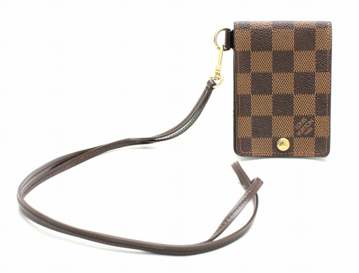 楽天市場】LOUIS VUITTON ルイ ヴィトン ダミエ ポルトカルトID バンド 