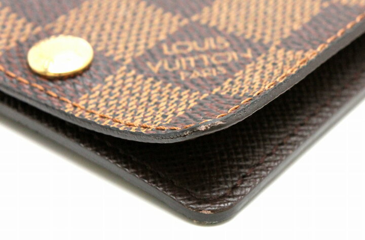 楽天市場】LOUIS VUITTON ルイ ヴィトン ダミエ ポルトカルトID バンド 