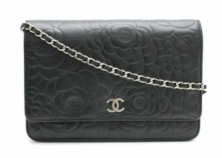 楽天市場】【財布】CHANEL シャネル カメリア チェーンウォレット 