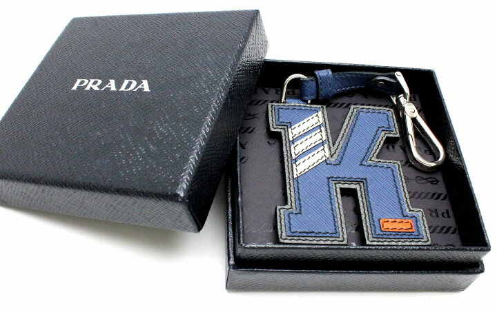 楽天市場】PRADA プラダ レターチャーム キーホルダー キー 