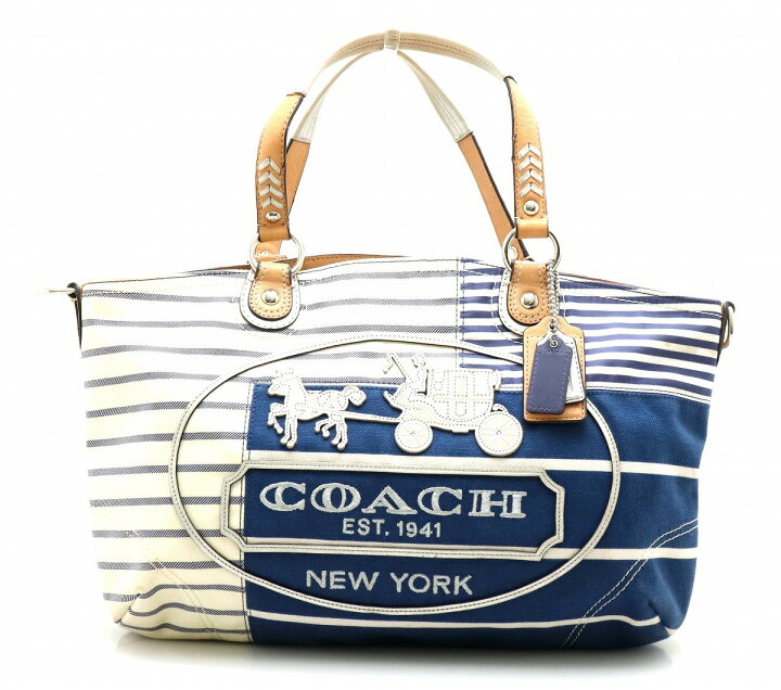 楽天市場】【バッグ】COACH コーチ パッチワーク ロッカー トート 