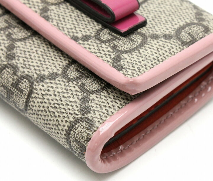 楽天市場】【新品未使用品】GUCCI グッチ GGスプリーム リボン レザー 