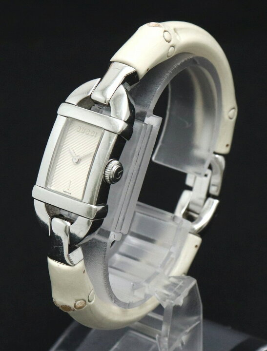 楽天市場】【ウォッチ】GUCCI グッチ 6800L バングル シルバー文字盤  