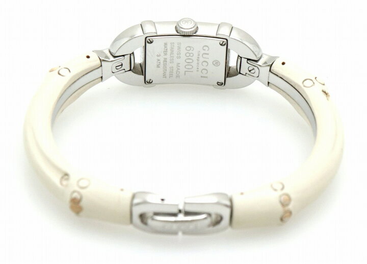 楽天市場】【ウォッチ】GUCCI グッチ 6800L バングル シルバー文字盤  