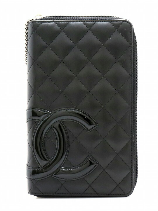 楽天市場】【財布】CHANEL シャネル カンボンライン ラウンド  