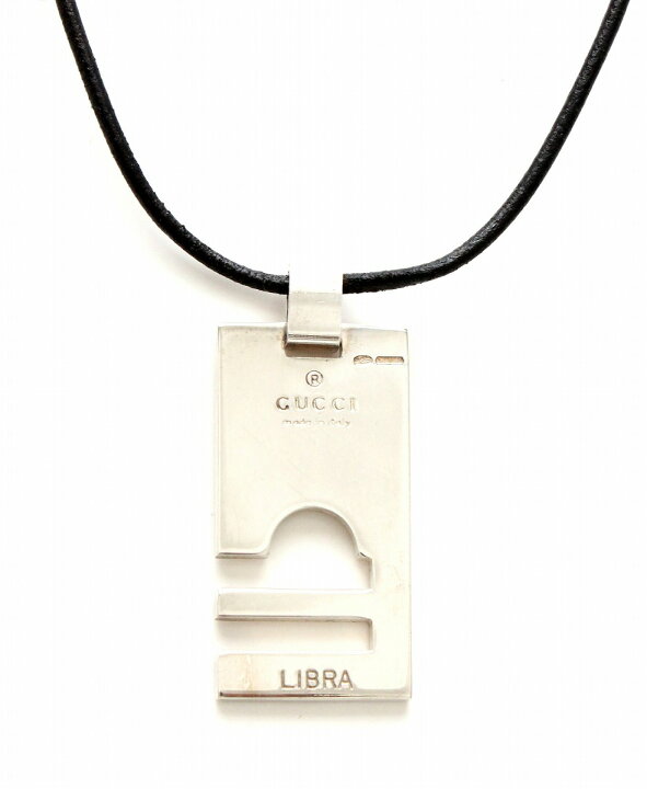 楽天市場】【ジュエリー】GUCCI グッチ シルバー プレート ペンダント  