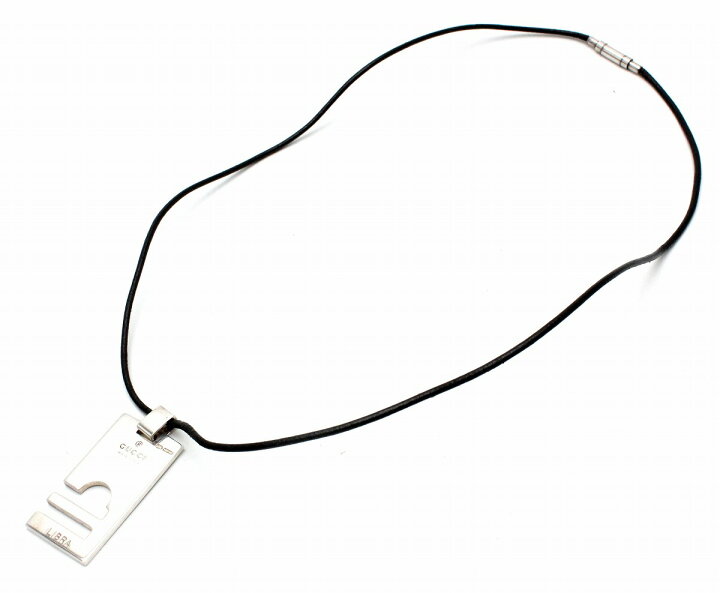 楽天市場】【ジュエリー】GUCCI グッチ シルバー プレート ペンダント  