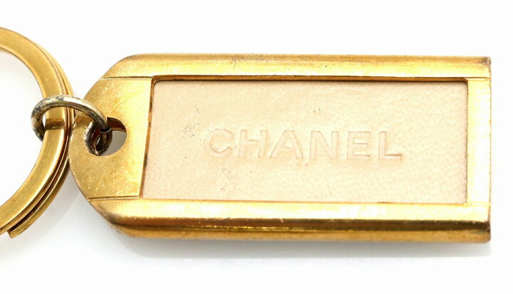 楽天市場】CHANEL シャネル ロゴプレート キーリング タグ 