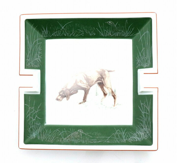 楽天市場】HERMES エルメス アッシュトレイ 灰皿 犬柄 ジャーマン  