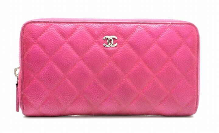 楽天市場】【財布】CHANEL シャネル マトラッセ ラウンドファスナー 長  