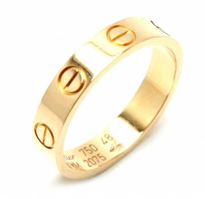 楽天市場】【ジュエリー】Cartier カルティエ ミニラブリング 指輪  