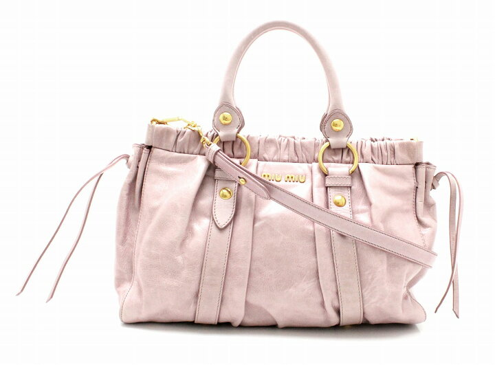 楽天市場】【バッグ】Miu Miu ミュウ ミュウ マテラッセ ハンドバッグ 