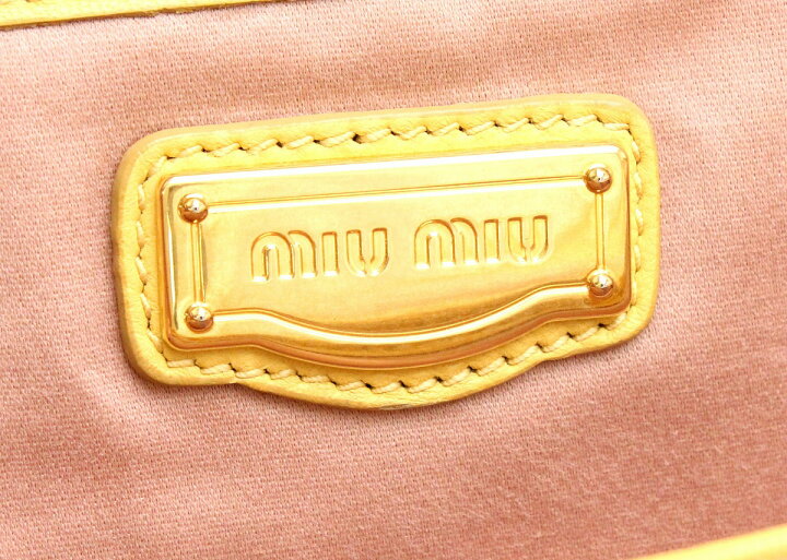楽天市場】【バッグ】Miu Miu ミュウ ミュウ マテラッセ ハンドバッグ 